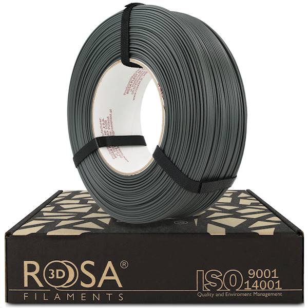 Rosa3D ReFill PLA-CF Matt Lava Gray 1,75mm 1kg