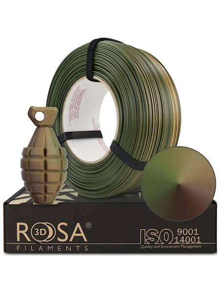 Rosa3D ReFill PET-G Magic Army (Green-Beige-Bronze) 1kg 1,75mm