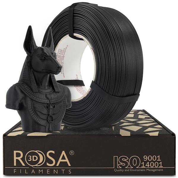 Rosa3D ReFill PLA-CF Matt Carbon Black 1kg 1,75mm