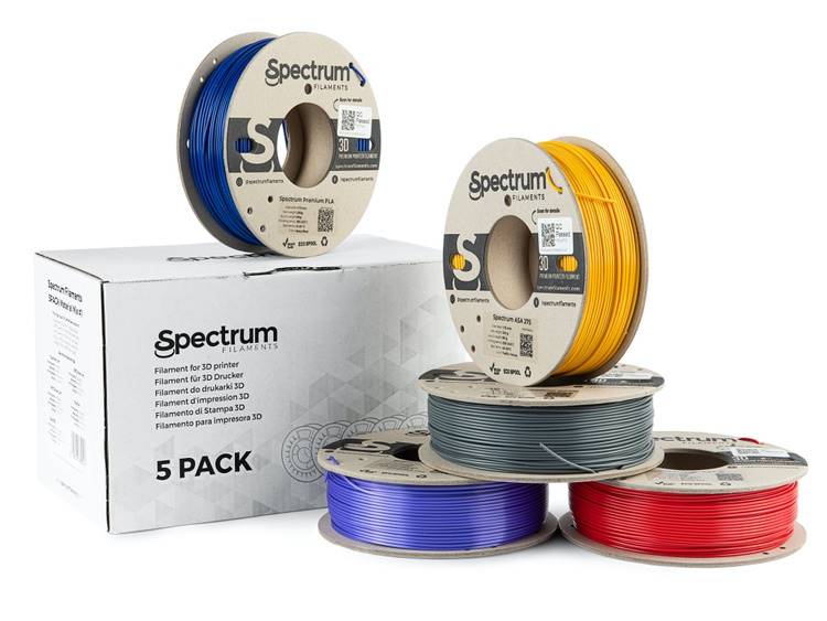Spectrum 5PACK Materials Mix #1 1.75mm (5x 0.25kg)