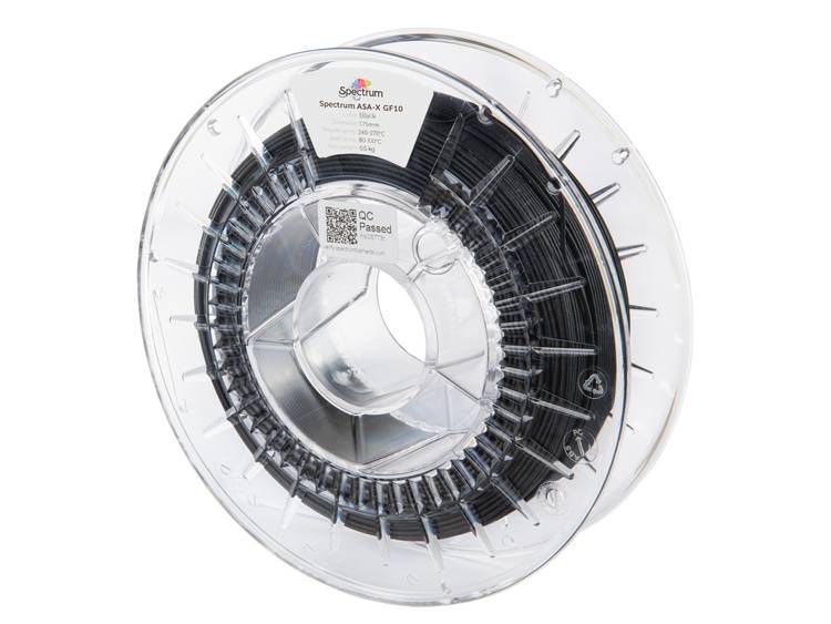 Spectrum ASA-X GF10 1.75mm TRAFFIC BLACK 0.5kg