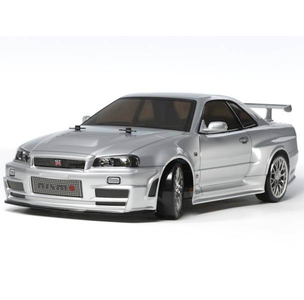 Tamiya 58605 TT-02D Nismo R34 GT-R Z-tune Drift LED