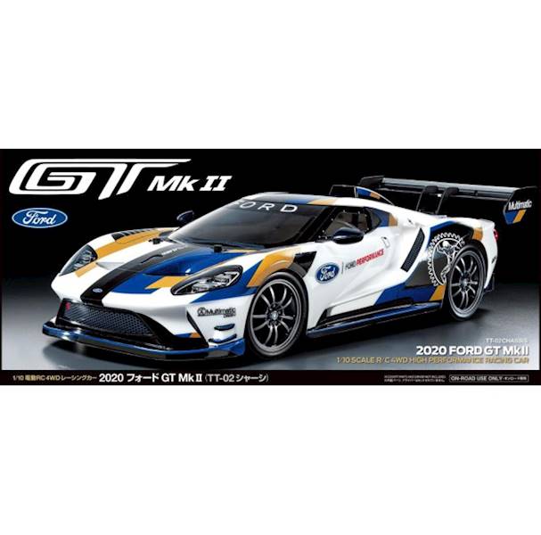 Tamiya 58689 Zdalnie sterowany samochód Ford GT MK II TT-02