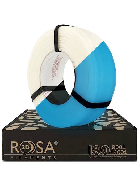 Rosa3d ReFill PET-G Standard HS 1,75mm Glow in the Dark Blue 1kg 1,75mm