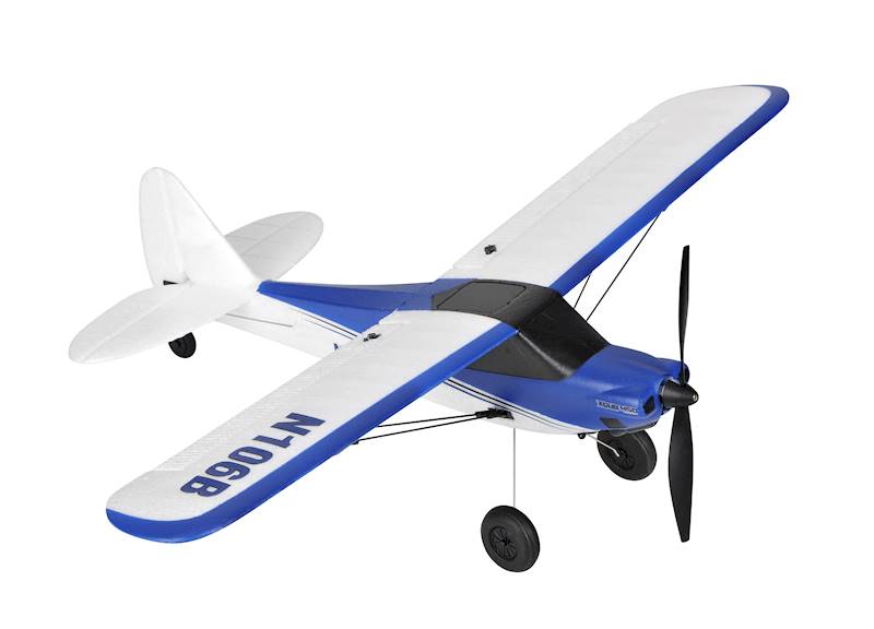 Samolot TOP RC Hobby Mini XCUB z systemem stabilizacji TOP-Gyro Idealny dla początkujących 450MM RTF
