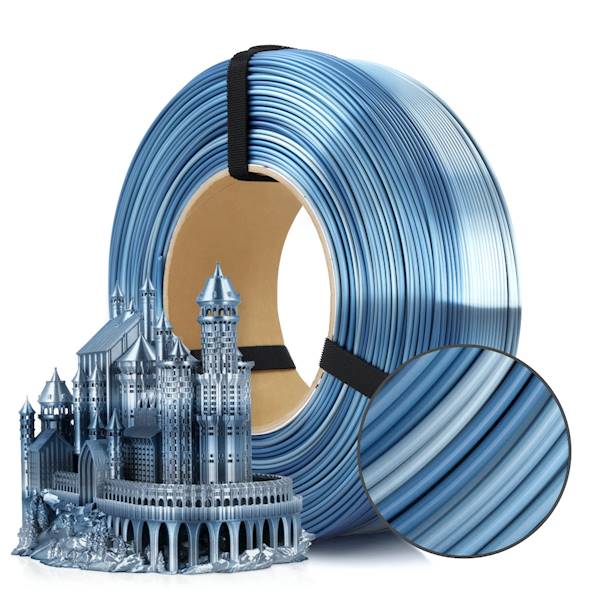 Rosa3D ReFill PLA Silk Multicolour Pacific 1kg 1,75mm