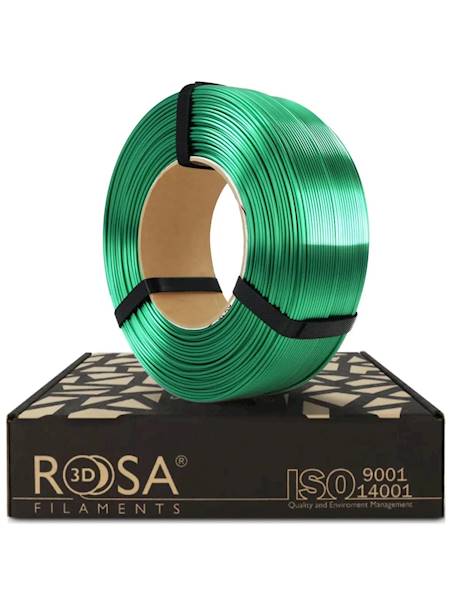 Rosa3D Refill PLA-Silk Emerald Green Zielony 1kg 1,75mm