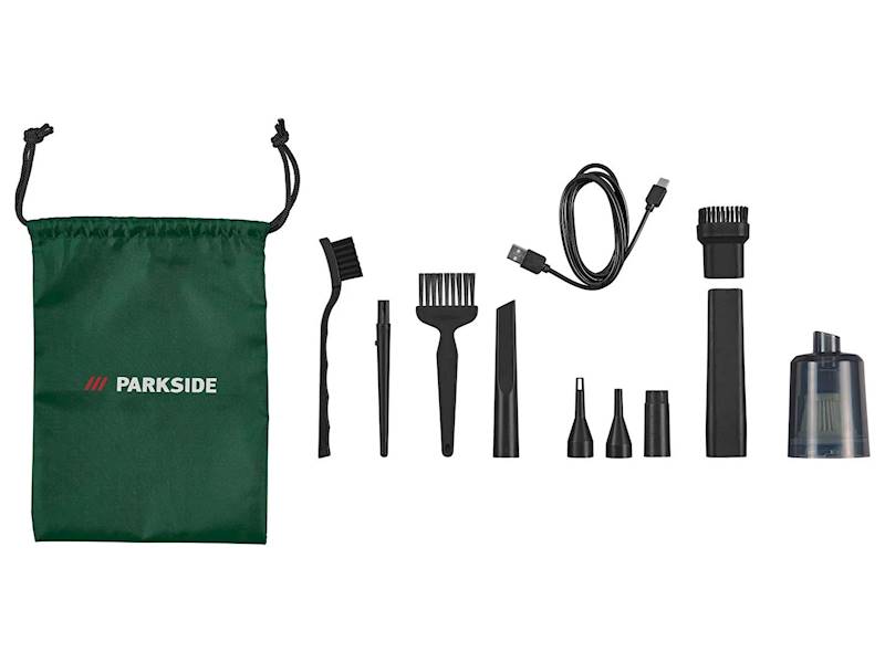 Mini Dmuchawa Odkurzacz Pompka Akumulatorowa Do Auta Uniwersalna PARKSIDE