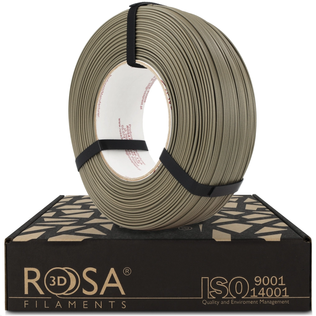 Rosa3D ReFill PLA-CF Matt Olive Brown 1,75mm 1kg