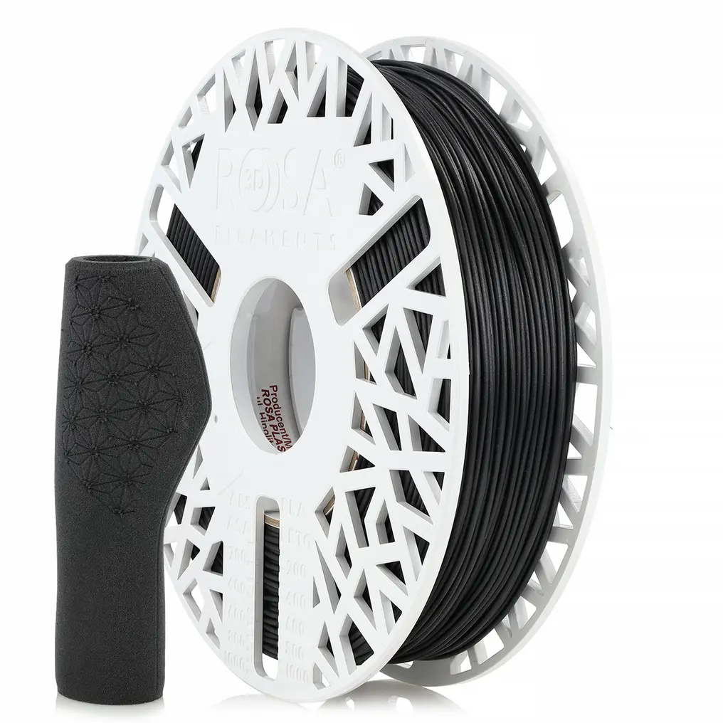 Rosa3D TPU Flex LW Anthracite Black 0,7kg 1,75mm