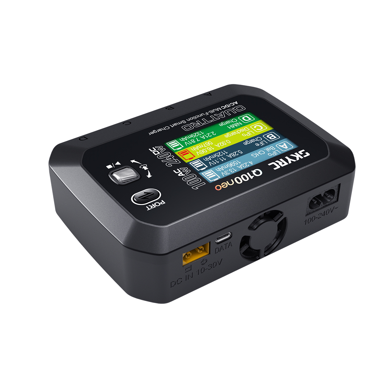 Ładowarka SkyRC Q100 Neo Czterokanałowa AC/DC 100W/240W 6A 4S LiPo/LiFe/LiIon/LiHV