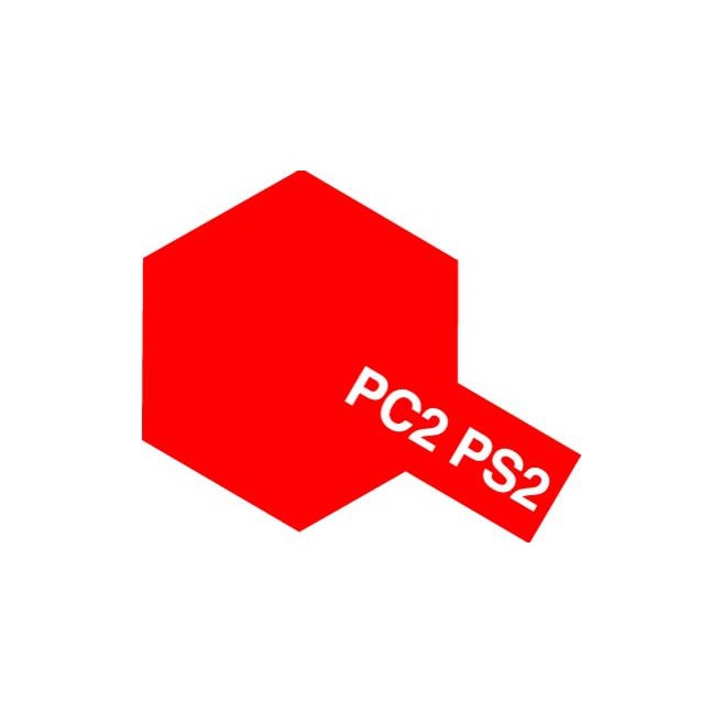 Tamiya 86002 PS-02 Red 100ml - Farba do Lexanu