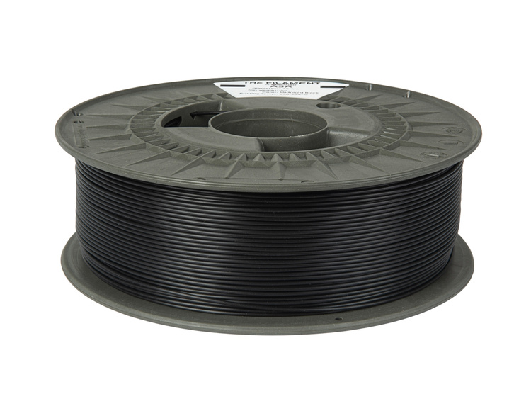 The Filament ASA 1.75mm MIDNIGHT BLACK 1kg