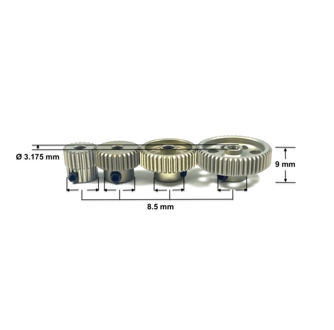 Zębatka atakująca aluminiowa 48dp - 32T Absima 2310249