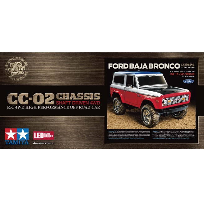 Tamiya 58736 CC-02 Ford Baja Bronco 1:10 4WD
