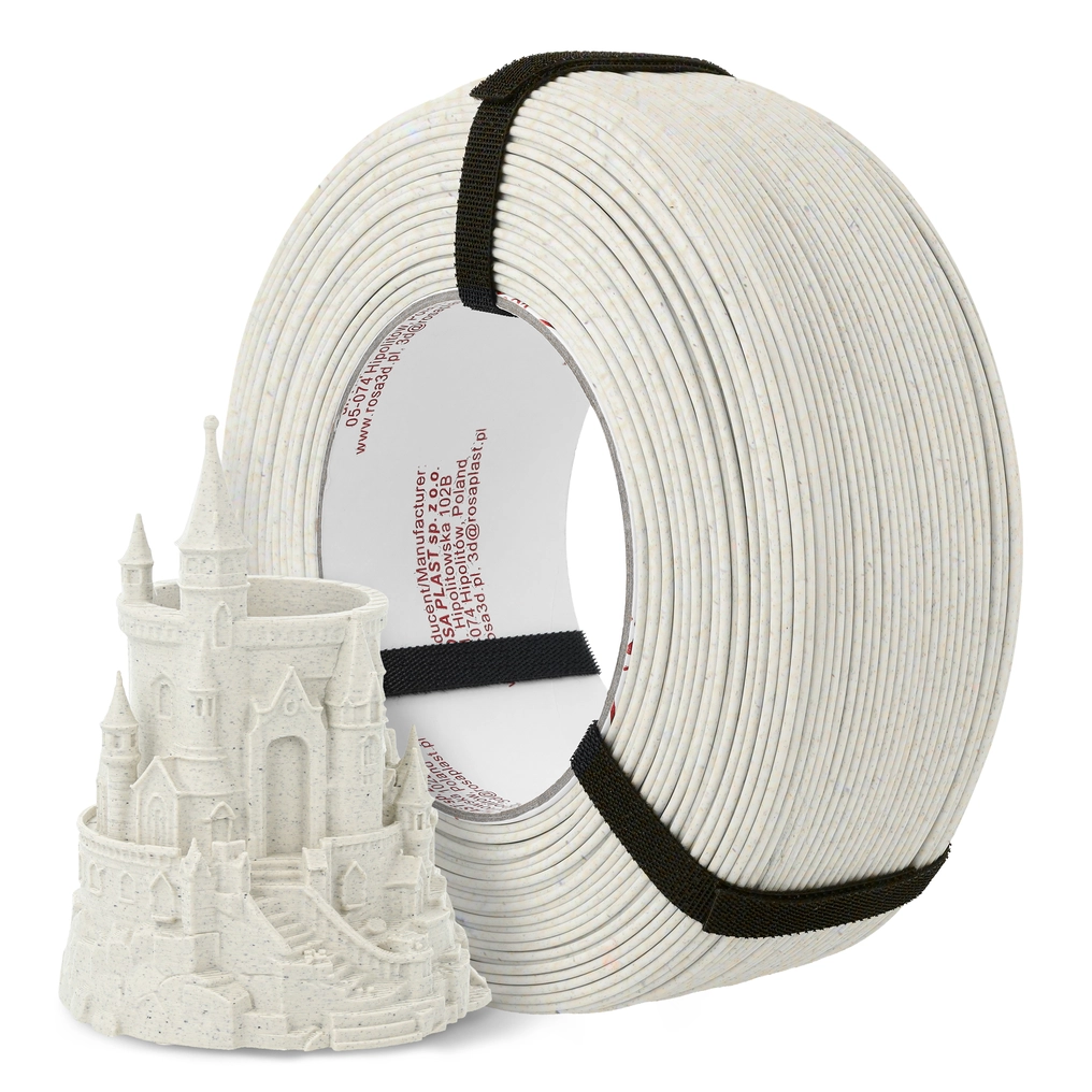 Rosa3D ReFill PLA Speed Matt Marble Ivory (warm white) 1,75mm 1kg