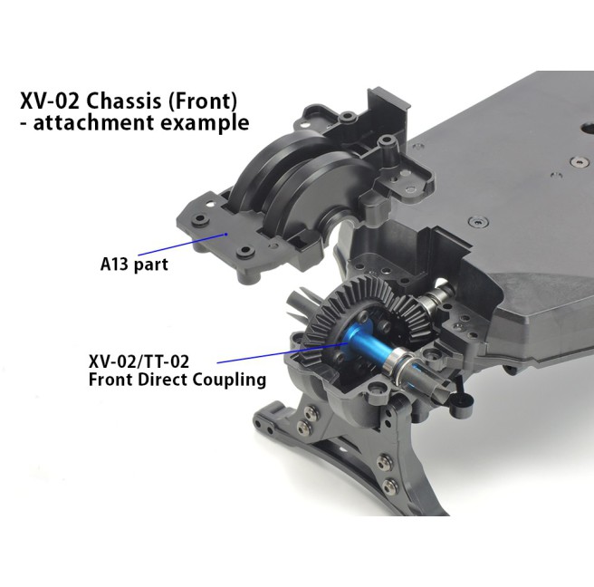 Tamiya 22047 XV-02/TT-02 Sprzęg bezpośredni 39T