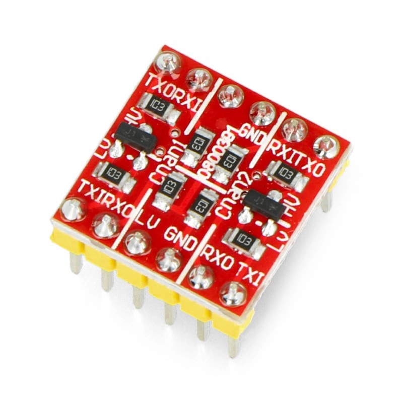 Konwerter poziomów logicznych 3,3V/5V - UART - Iduino ST1167