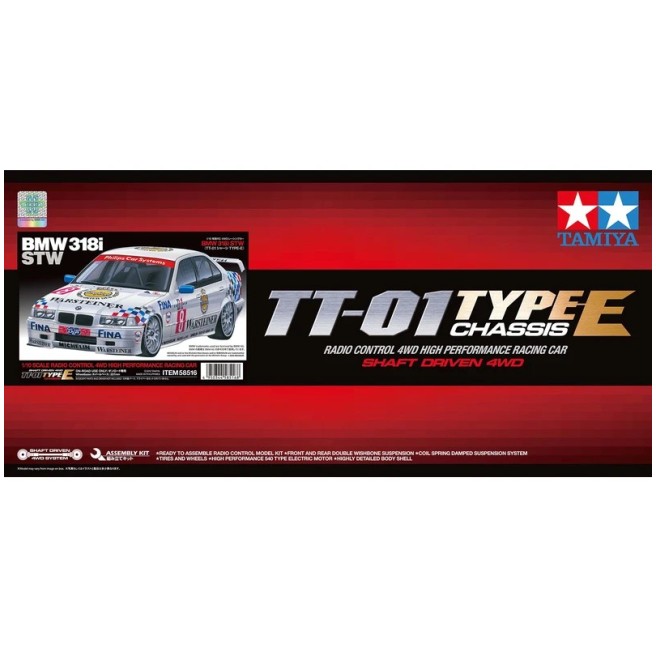 Tamiya 58516 BMW 318i STW TT-01E 1:10 4WD