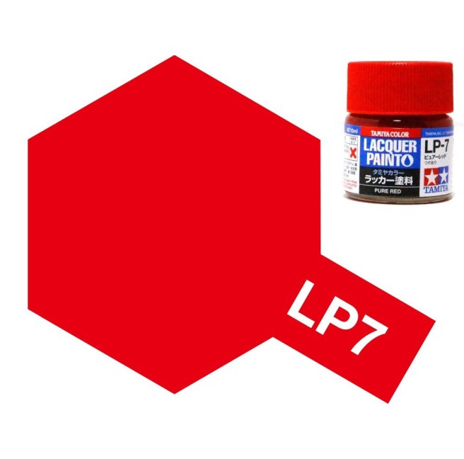 Tamiya 82107 LP-7 Pure Red 10ml