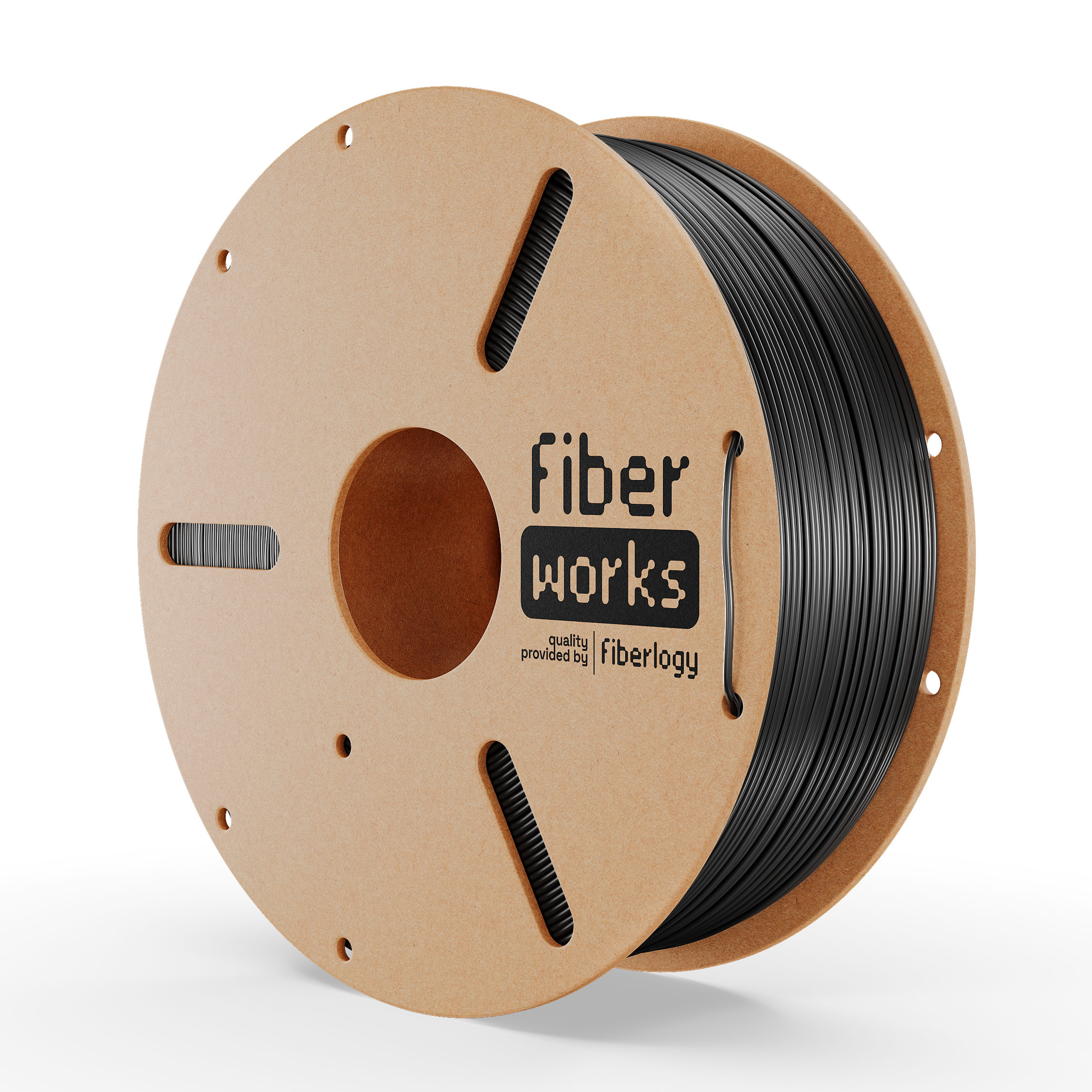 Fiberlogy FiberWORKS PETG Black RAL9005 1,75mm 2x1kg