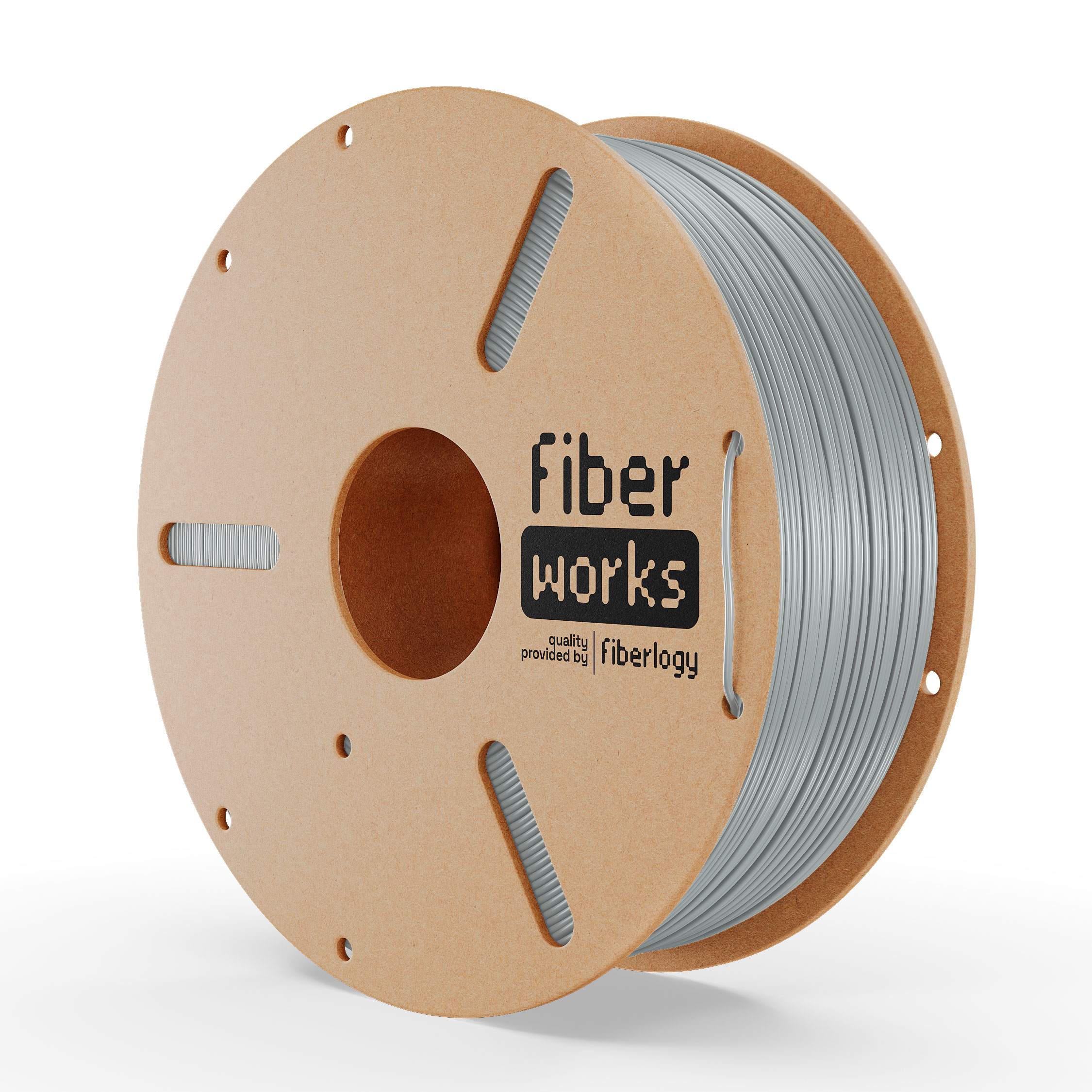 Fiberlogy FiberWORKS PETG Gray RAL7042 1,75mm 2x1kg