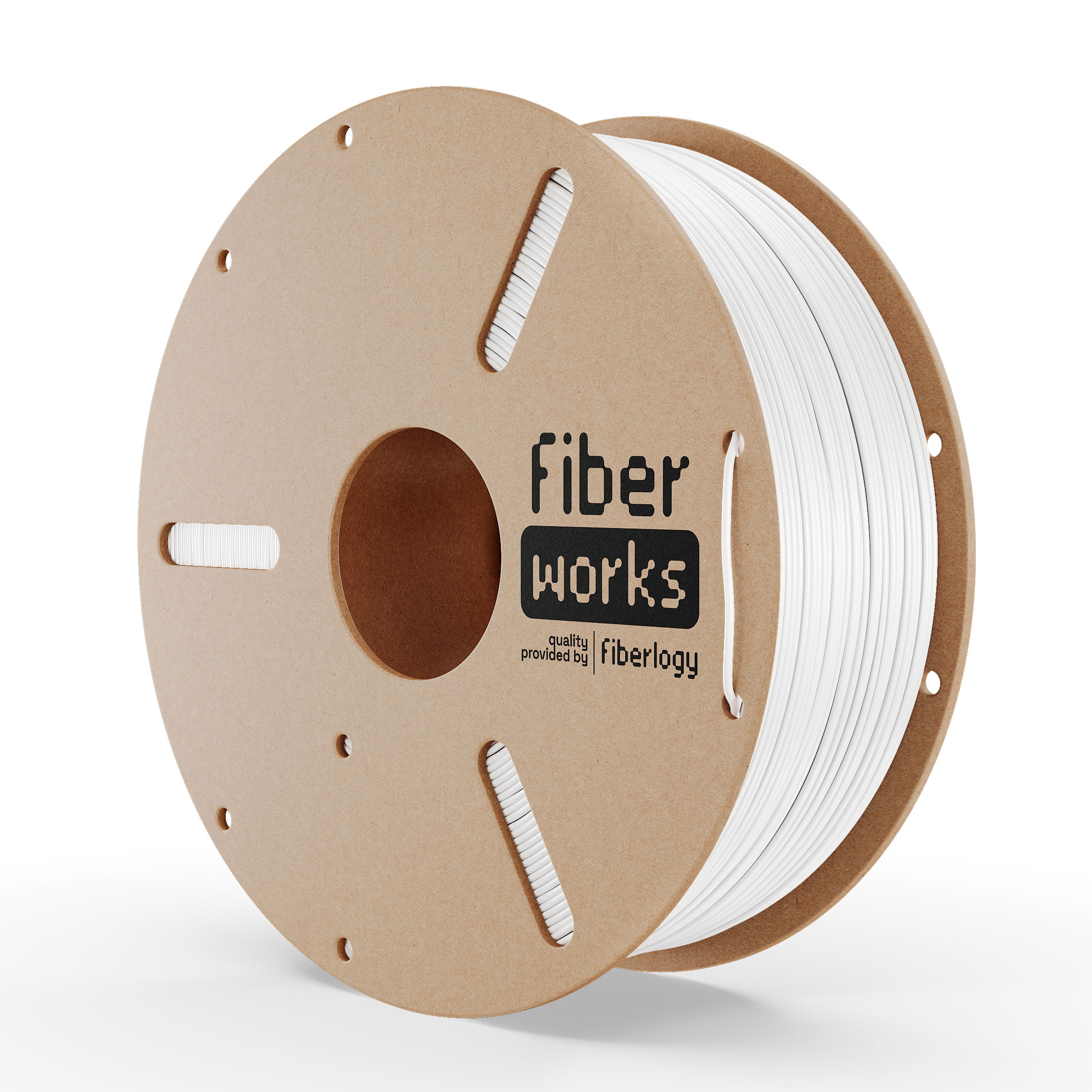 Fiberlogy FiberWORKS PETG White RAL9003 1,75mm 2x1kg