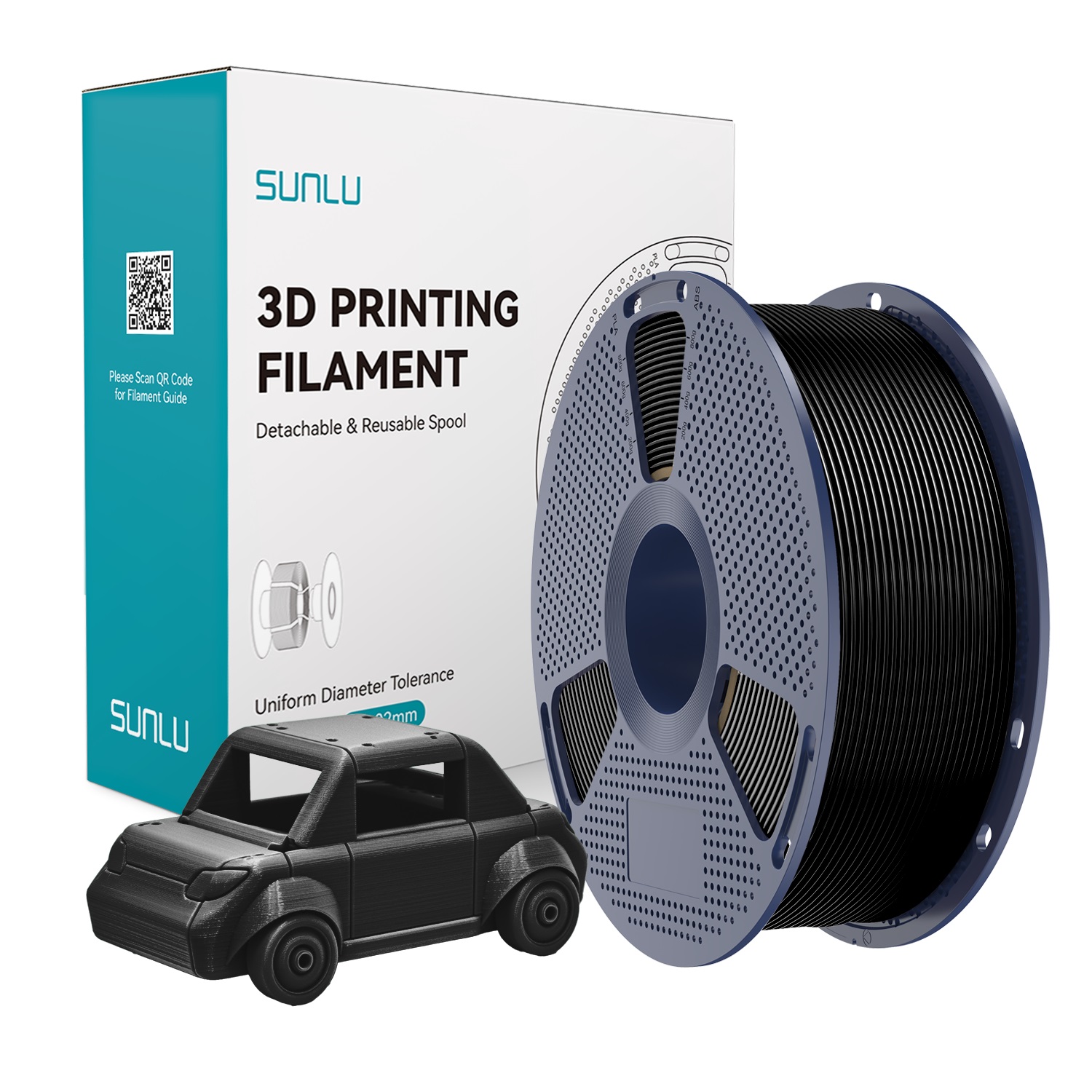 Sunlu PETG Black 1,75mm 1kg