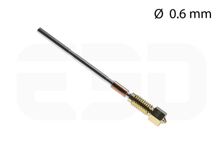 E3D Prusa Nozzle: High Flow Brass - 0.6 mm