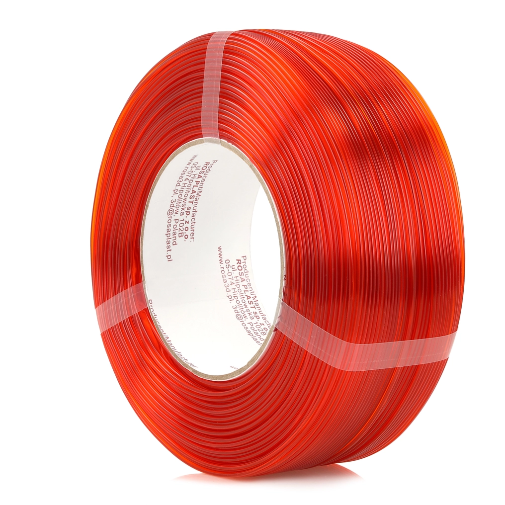 Rosa3D ReFill PET-G Standard HS Orange Transparent 1kg 1.75mm