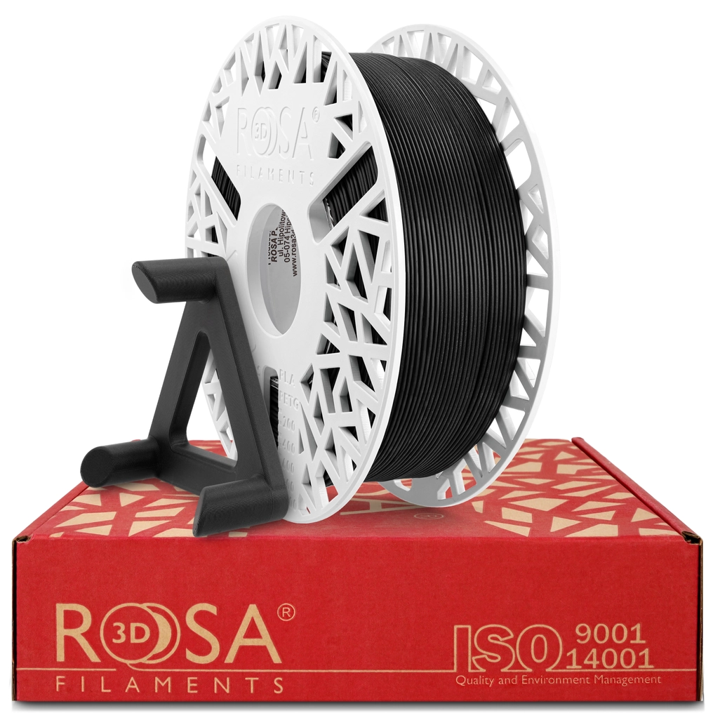 Rosa3D PET-G + 30GF Black 1,75mm 1kg