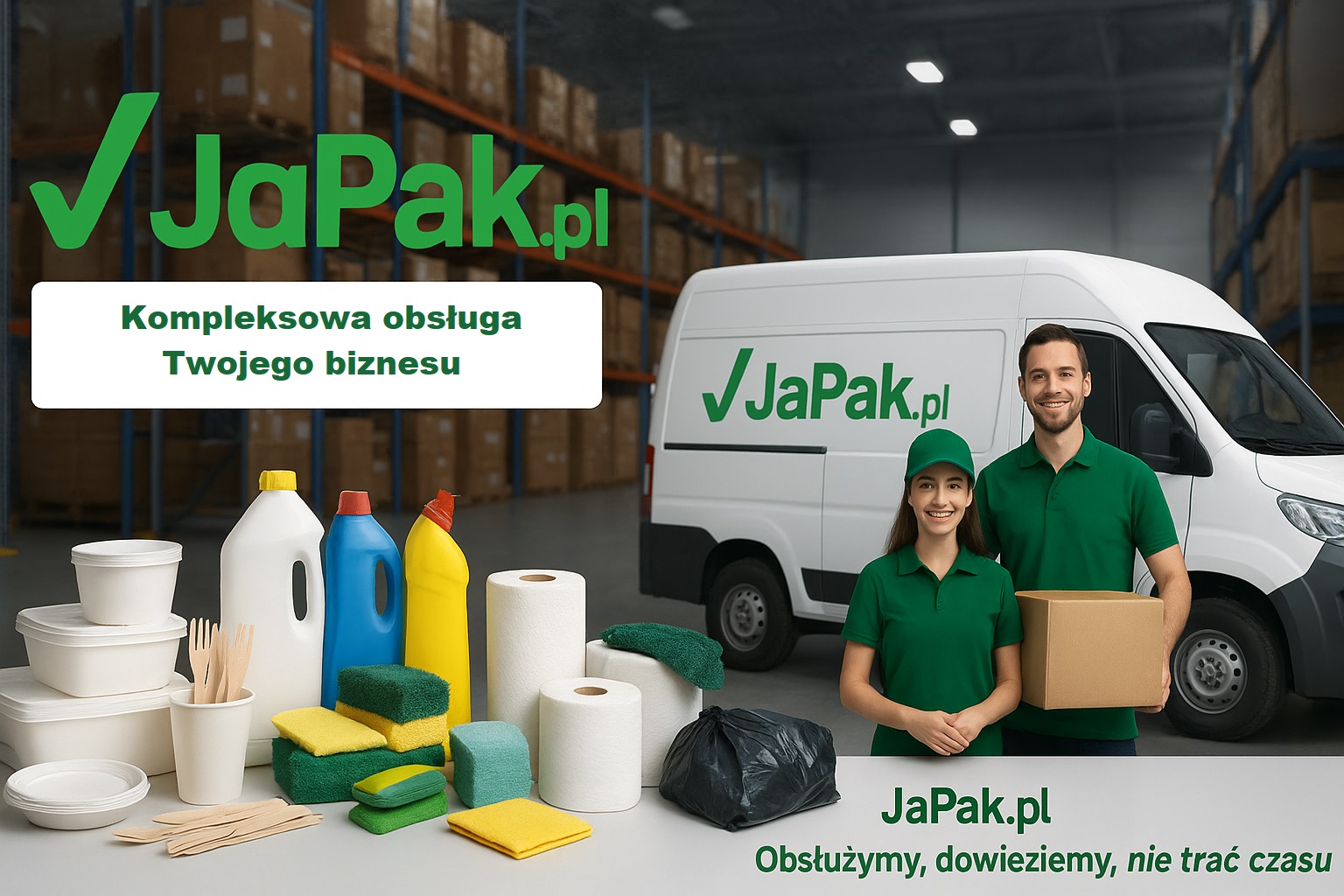 Kompleksowa obsługa firm przez hurtownię JaPak.pl