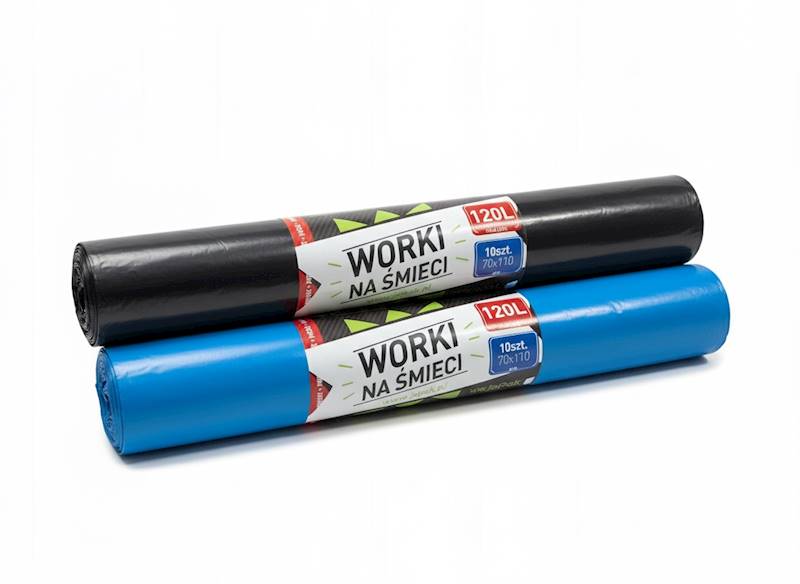 WORKI NA ŚMIECI 120L 70/110 Rolka=10szt