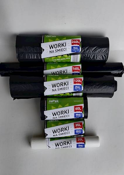 WORKI NA ŚMIECI 160L 90/110 Rolka=10szt