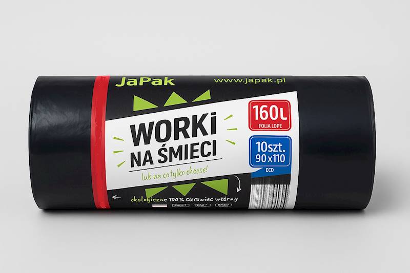 WORKI NA ŚMIECI 160L 90/110 Rolka=10szt
