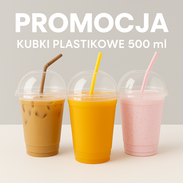 SZKLANKA KUBEK 400/500ml FI-95 PET 50szt K24
