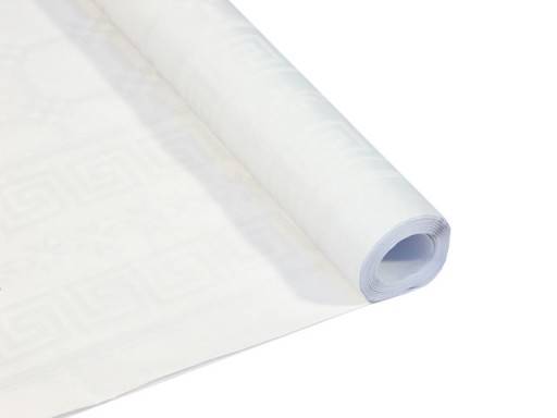 OBRUS PAPIEROWY BIAŁY ROLKA 120/8M