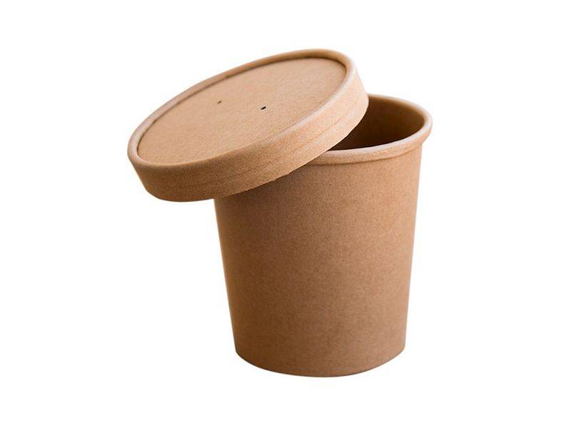 POJEMNIK PAPIEROWY BRĄZOWY 470ml 25SZT