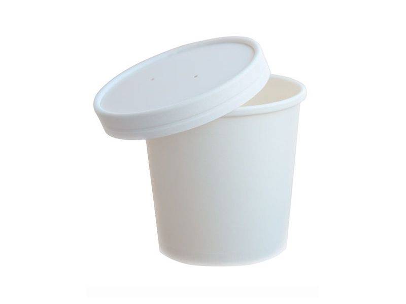 POKRYWKA PAPIEROWA BIAŁA 470ml 25SZT