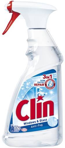 Clin Antypara Anti-Fog Płyn Mycia Szyb Okien 500ml