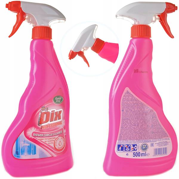 DIX PŁYN PROFESSIONAL KABINY PRYSZNICOWE 0,5L RÓŻ