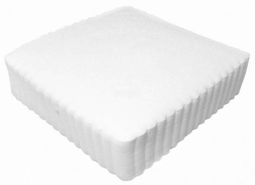 SERWETKI SOLALI BIAŁE 15/15cm 200szt ZĄBKOWANA