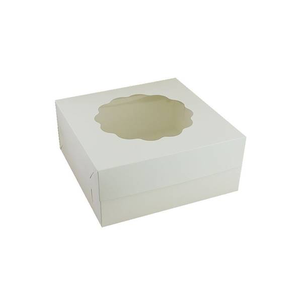 PUDEŁKO TORTOWE 32x32x7 GÓRA OKNO 1szt OP50