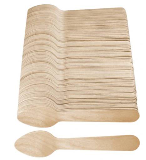 ŁYŻECZKA DREWNIANA 11cm 100SZT