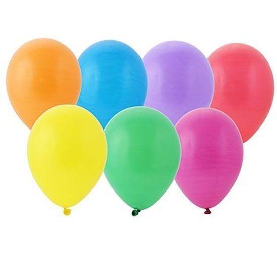 BALON PASTELOWY MIX KOLORÓW 10" FI26cm 100szt