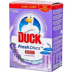 ŻELOWY KRĄŻEK DO TOALETY DUO DUCK ZAPAS 12szt