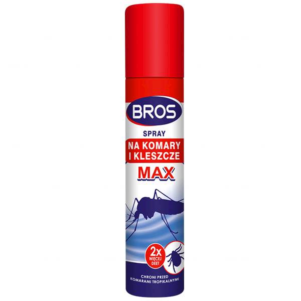 SPRAY PRZECIW KOMAROM I KLESZCZOM BROS 90ml