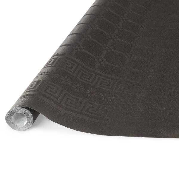 Obrus papierowy czarny 1,18 × 6 m na rolce 1szt