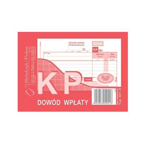 DOWÓD WPŁATY KP DRUKI 401-5