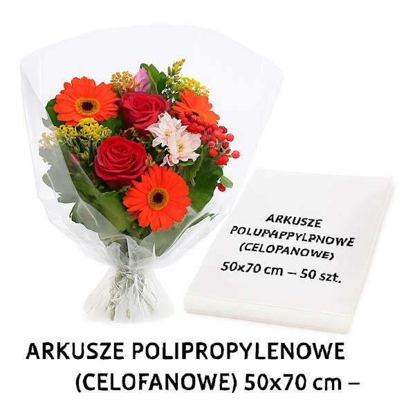 ARKUSZ POLIPROPYLENOWY 50/70cm 50szt